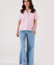 TEXTURED CONTRAST POLO SHIRT