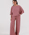 TEXTURED TOP WITH SLEEVE DETAIL