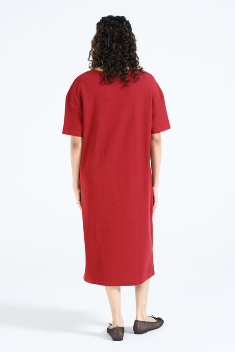TEXTURED KNIT DRESS
