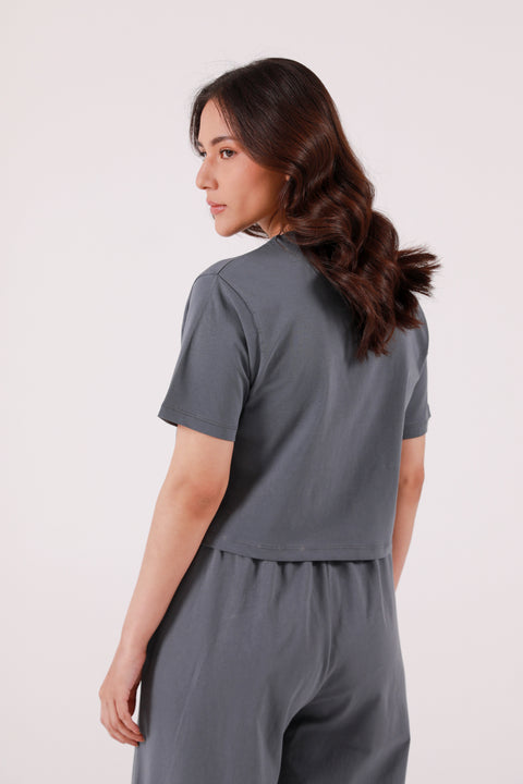 GRAPHIC CROPPED TEE