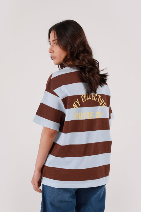 STRIPED OVERSIZED TEE