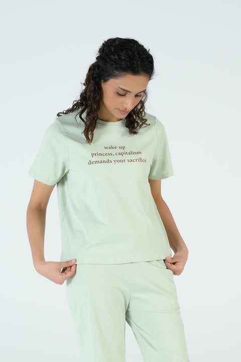 SLOGAN REGULAR TEE