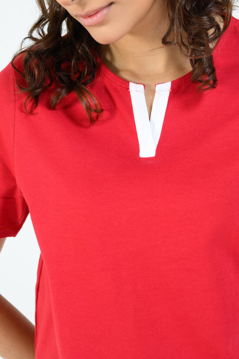 V-NECK REGULAR TEE