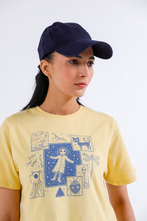 GRAPHIC CROPPED TEE