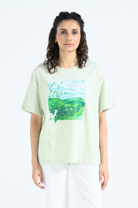 GRAPHIC OVERSIZED TEE