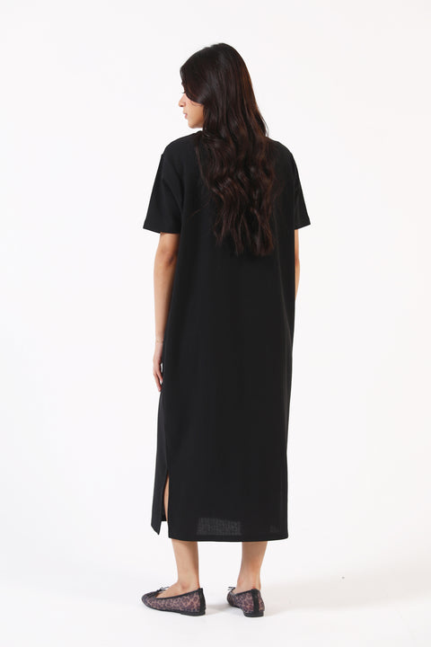 TEXTURED KNIT DRESS