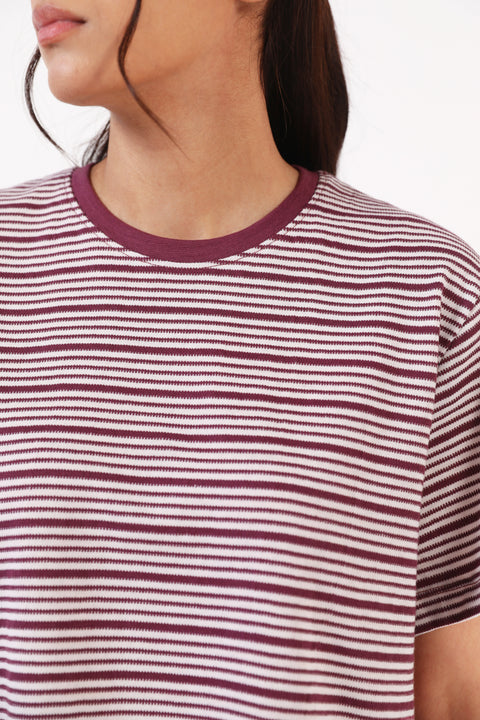 TEXTURED BOXY TEE