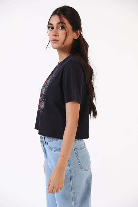 GRAPHIC CROPPED TEE