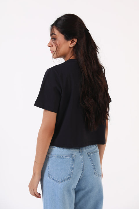 GRAPHIC CROPPED TEE