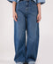 WIDE LEG DENIM WITH PANEL DETAIL