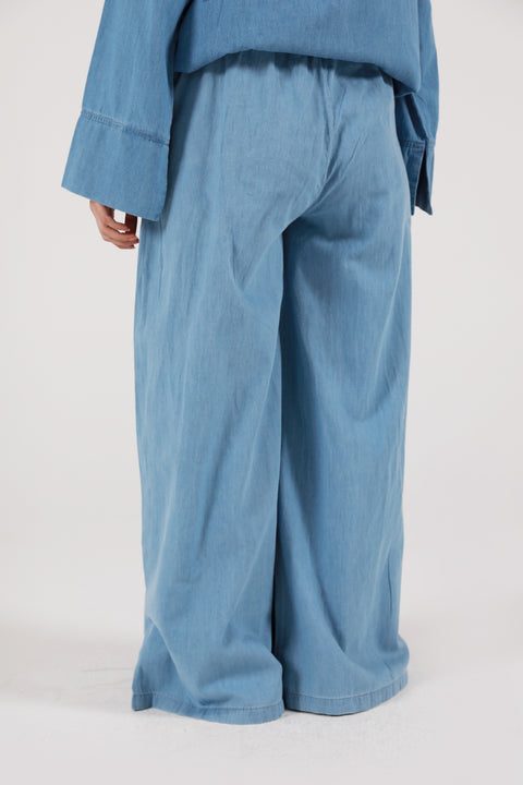 DENIM PULL ON TROUSER
