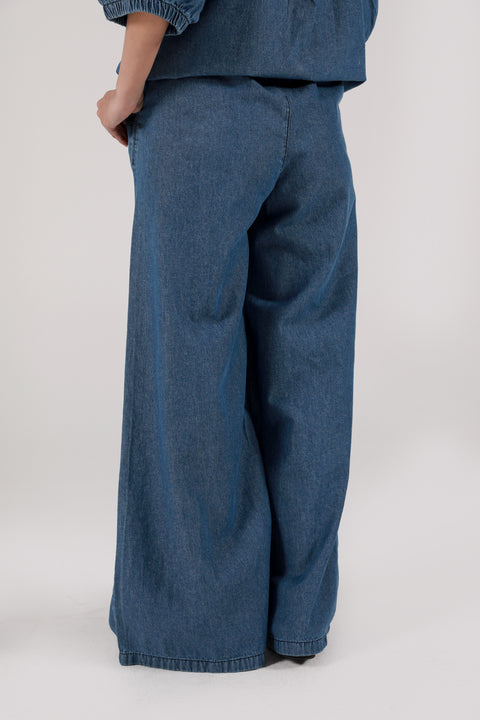 DENIM PULL ON TROUSER