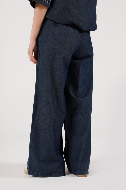DENIM PULL ON TROUSER