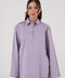 OVERSIZED HALF PLACKET TOP