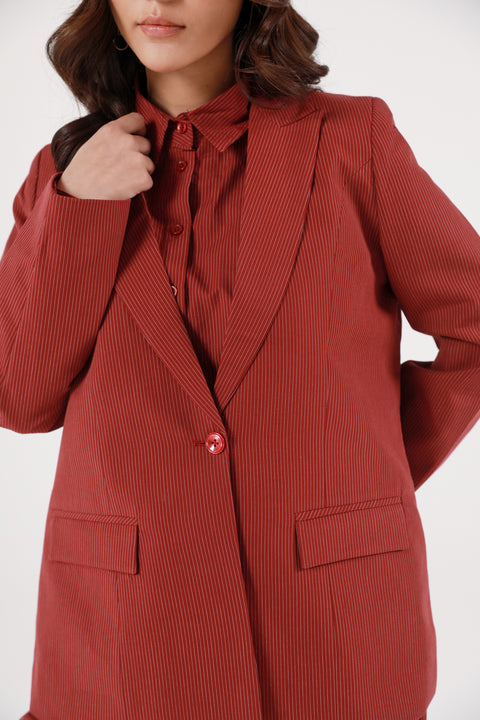 PINSTRIPE BLAZER