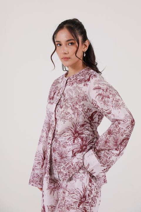 PRINTED BUTTON-DOWN SHIRT