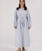 TEXTURED DRESS WITH WAIST DETAIL