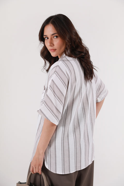 KIMONO TEXTURED TOP