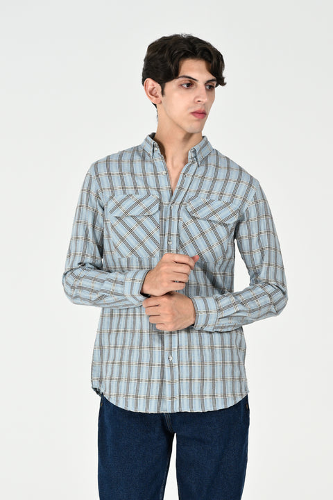 BUTTON DOWN CHECK SHIRT