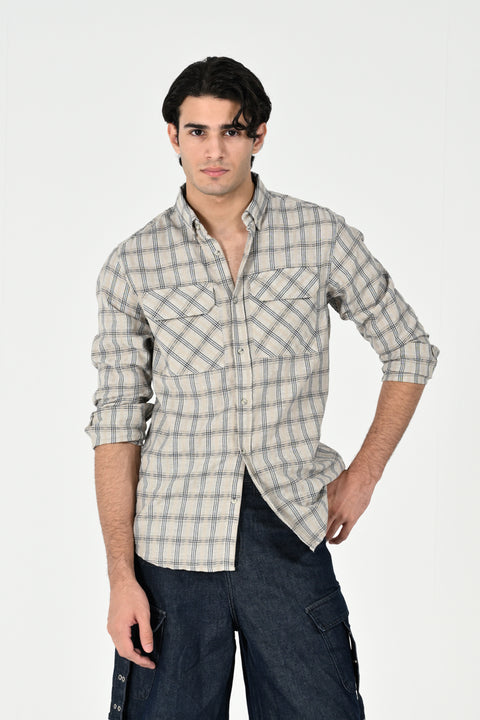 BUTTON DOWN CHECK SHIRT
