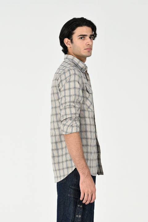 BUTTON DOWN CHECK SHIRT