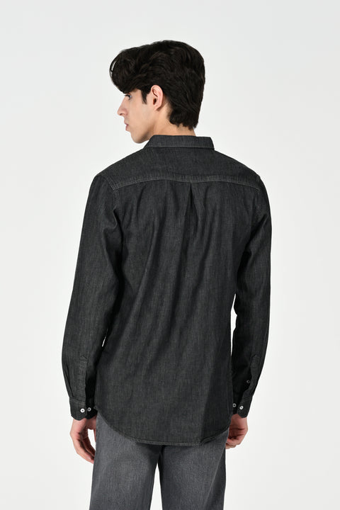 BUTTON DOWN DENIM SHIRT