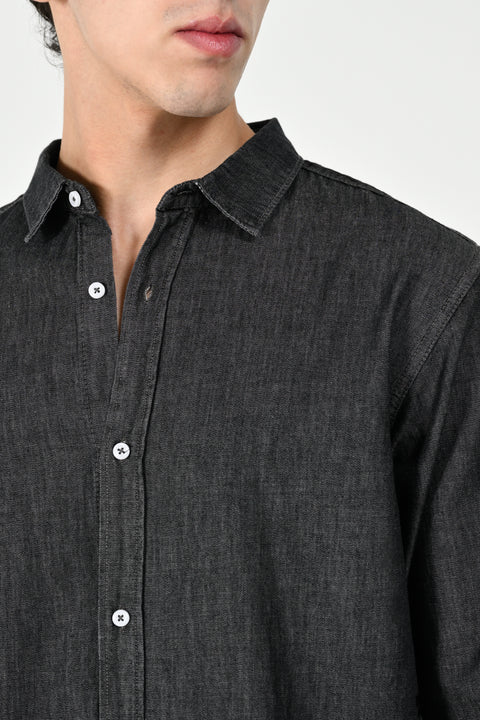 BUTTON DOWN DENIM SHIRT
