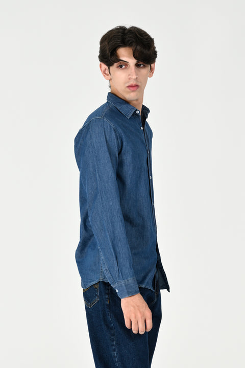 BUTTON DOWN DENIM SHIRT