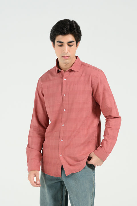BUTTON DOWN DOBBY SHIRT