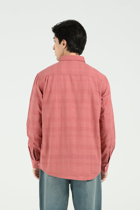 BUTTON DOWN DOBBY SHIRT