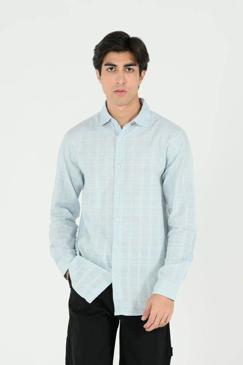 BUTTON DOWN DOBBY SHIRT