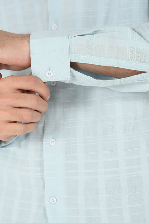 BUTTON DOWN DOBBY SHIRT
