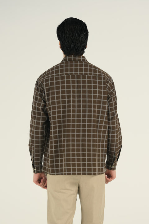 BAGGY FIT CHECK SHIRT