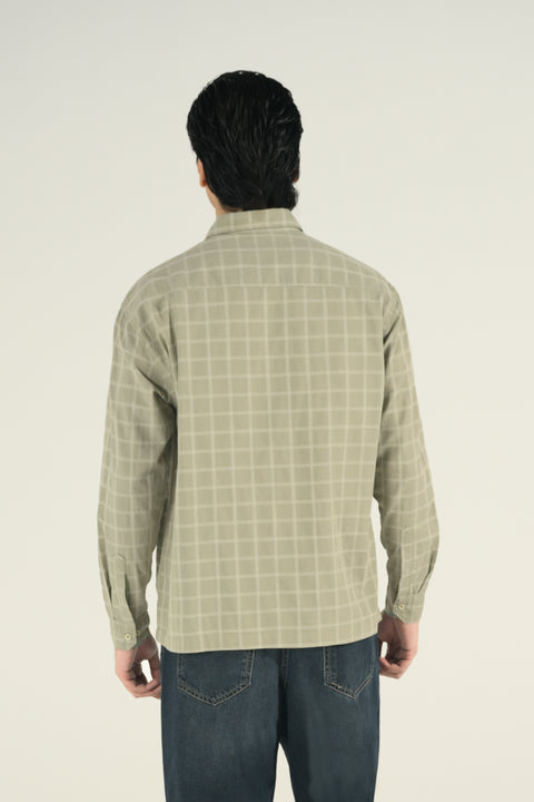 BAGGY FIT CHECK SHIRT