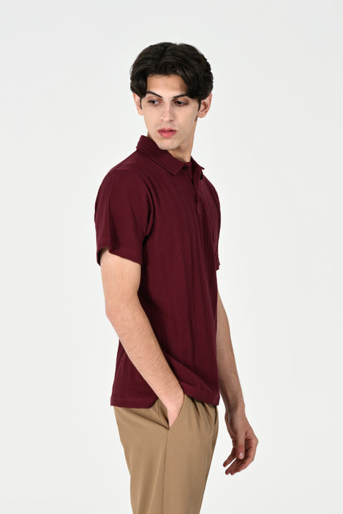 TEXTURED POLO