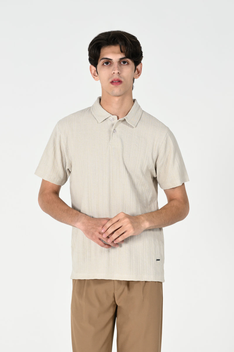 TEXTURED POLO