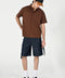 BAGGY FIT BUTTON DOWN TEXTURED POLO