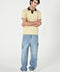 TEXTURED CONTRAST COLLAR & PLACKET POLO