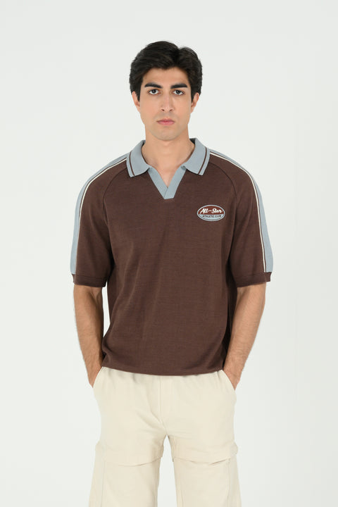 JOHNNY COLLAR KNITTED POLO