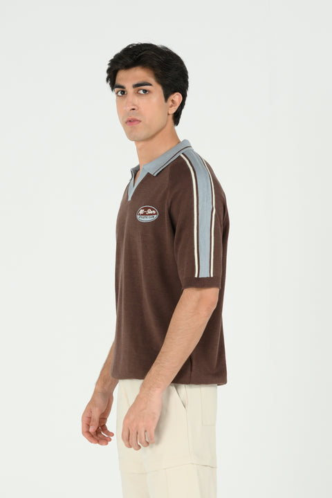JOHNNY COLLAR KNITTED POLO