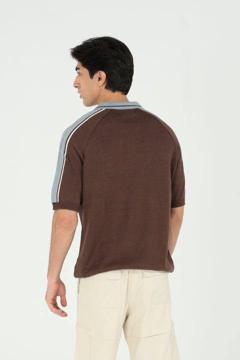 JOHNNY COLLAR KNITTED POLO