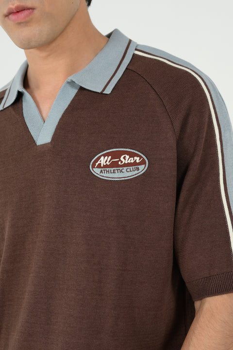 JOHNNY COLLAR KNITTED POLO