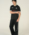 RELAXED FIT MESH BUTTON DOWN POLO