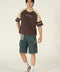 BOXY FIT CONTRAST RAGLAN SLEEVE TEE
