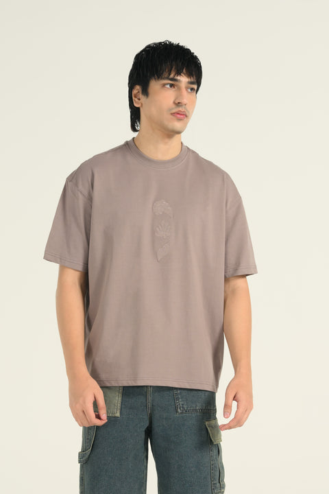 BAGGY FIT EMBROIDERED TEE