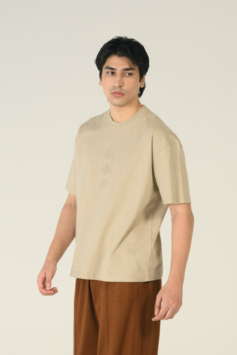 BAGGY FIT EMBROIDERED TEE