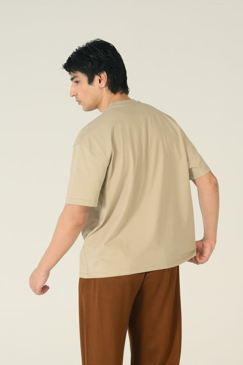 BAGGY FIT EMBROIDERED TEE