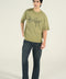 BAGGY FIT WASHED EFFECT GRAPHIC TEE