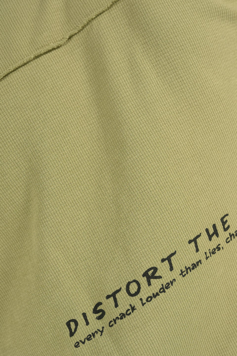 BAGGY FIT WASHED EFFECT GRAPHIC TEE