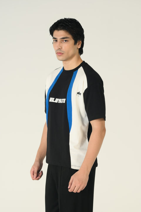 RELAXED FIT COLOR BLOCKING TEE